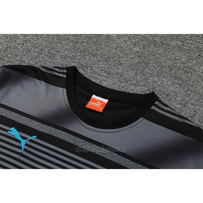 Chandal del Manchester City Manga Corta 2022-2023 Negro - Pantalon Corto